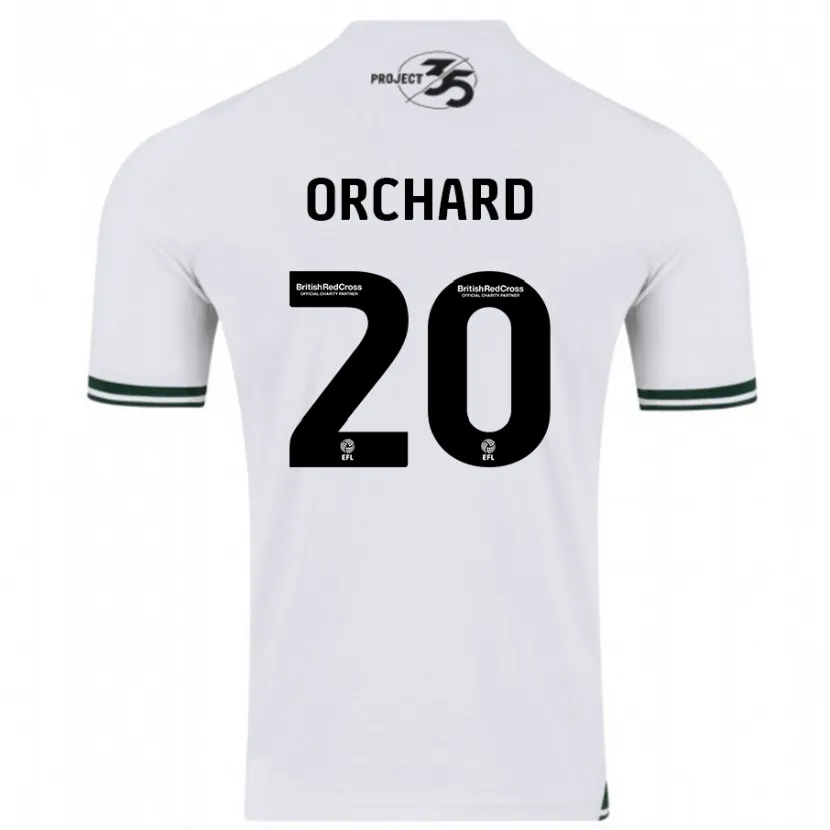 Danxen Hombre Camiseta Fern Orchard #20 Blanco 2ª Equipación 2023/24 La Camisa