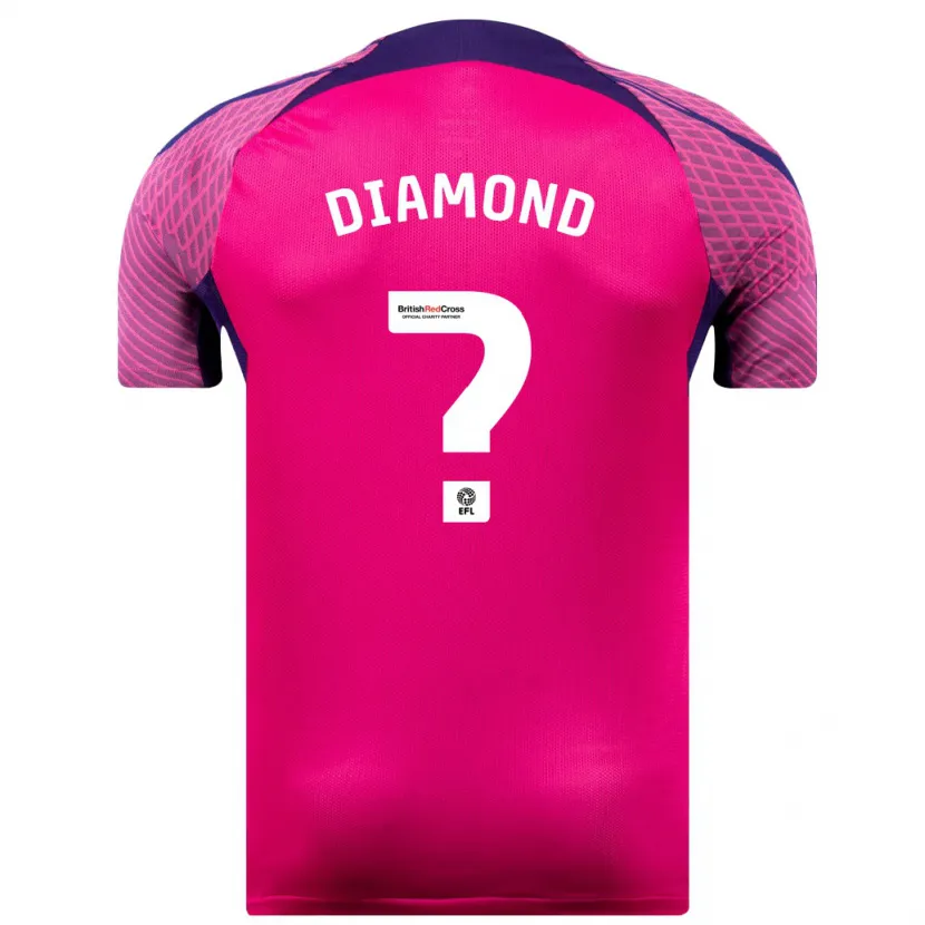 Danxen Hombre Camiseta Jack Diamond #0 Morado 2ª Equipación 2023/24 La Camisa