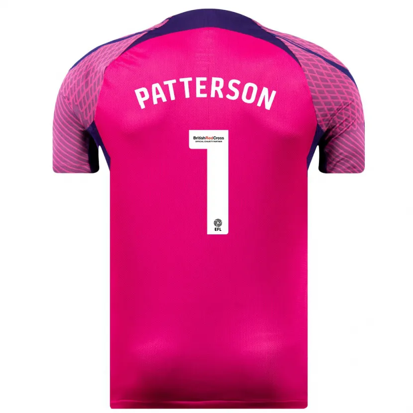 Danxen Hombre Camiseta Anthony Patterson #1 Morado 2ª Equipación 2023/24 La Camisa