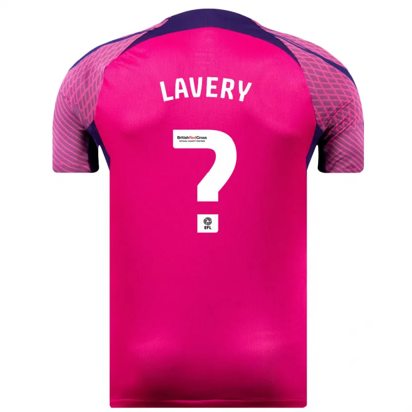 Danxen Hombre Camiseta Thomas Lavery #0 Morado 2ª Equipación 2023/24 La Camisa