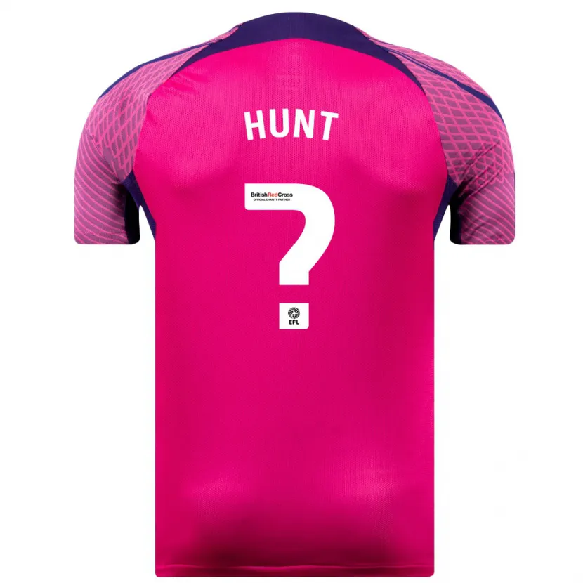 Danxen Hombre Camiseta Liam Hunt #0 Morado 2ª Equipación 2023/24 La Camisa