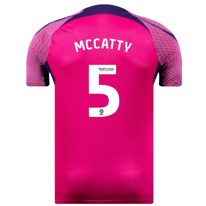 Danxen Hombre Camiseta Grace Mccatty #5 Morado 2ª Equipación 2023/24 La Camisa