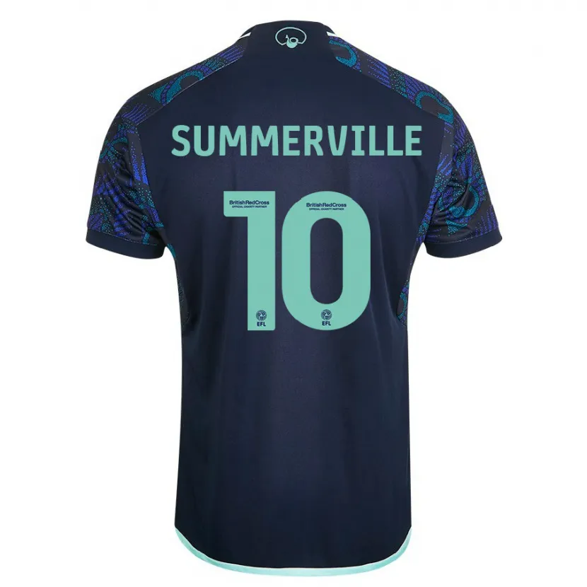 Danxen Hombre Camiseta Crysencio Summerville #10 Azul 2ª Equipación 2023/24 La Camisa