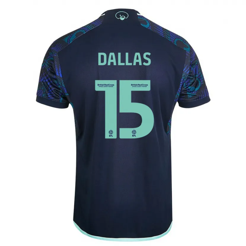 Danxen Hombre Camiseta Stuart Dallas #15 Azul 2ª Equipación 2023/24 La Camisa