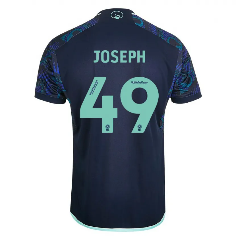 Danxen Hombre Camiseta Mateo Joseph #49 Azul 2ª Equipación 2023/24 La Camisa