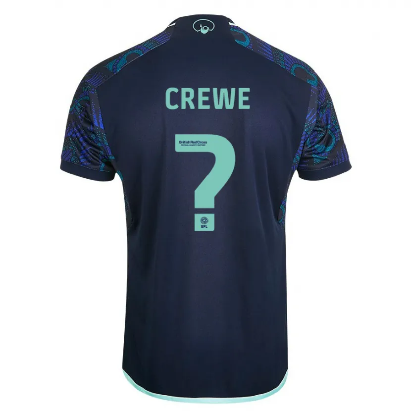 Danxen Hombre Camiseta Charlie Crewe #0 Azul 2ª Equipación 2023/24 La Camisa