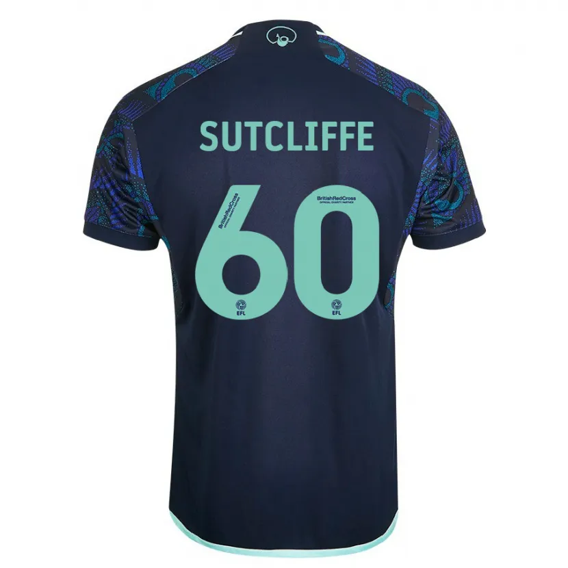 Danxen Hombre Camiseta Harvey Sutcliffe #60 Azul 2ª Equipación 2023/24 La Camisa