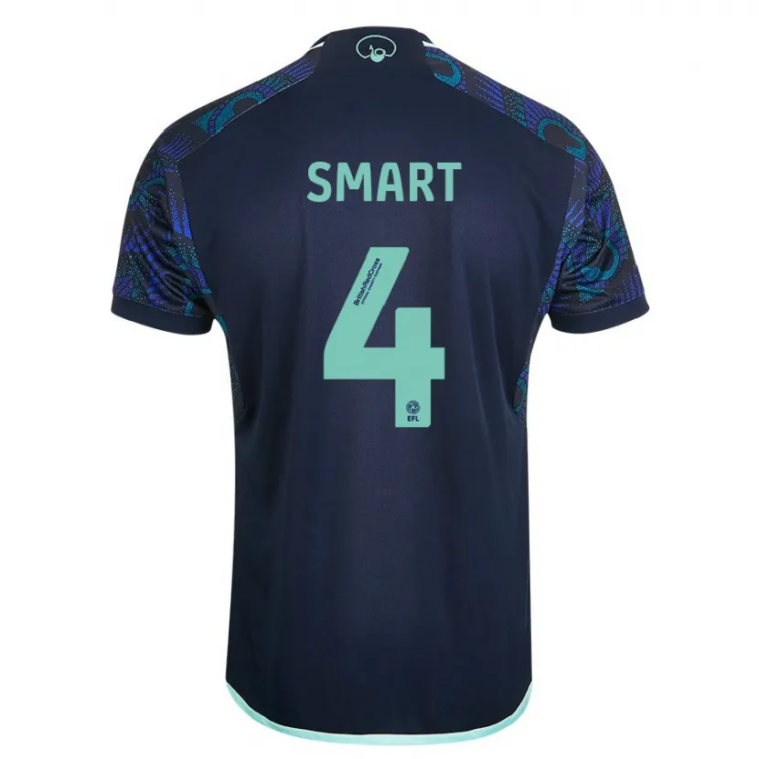 Danxen Hombre Camiseta Olivia Smart #4 Azul 2ª Equipación 2023/24 La Camisa