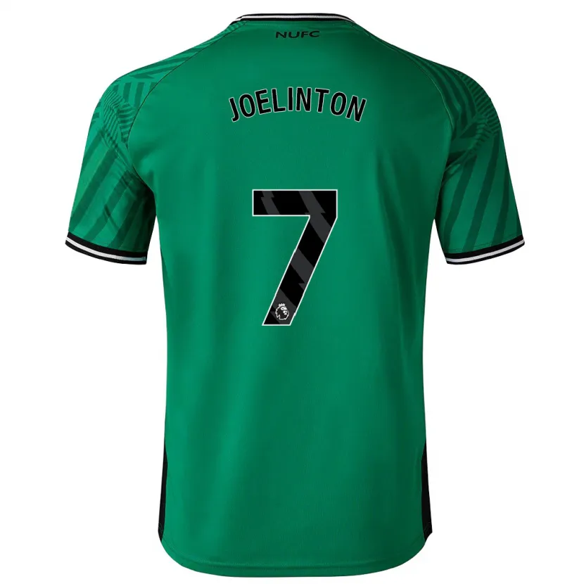 Danxen Hombre Camiseta Joelinton #7 Verde 2ª Equipación 2023/24 La Camisa