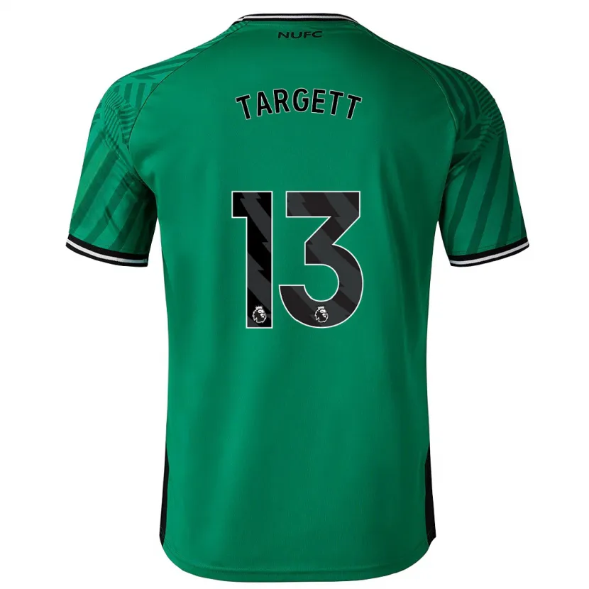 Danxen Hombre Camiseta Matt Targett #13 Verde 2ª Equipación 2023/24 La Camisa