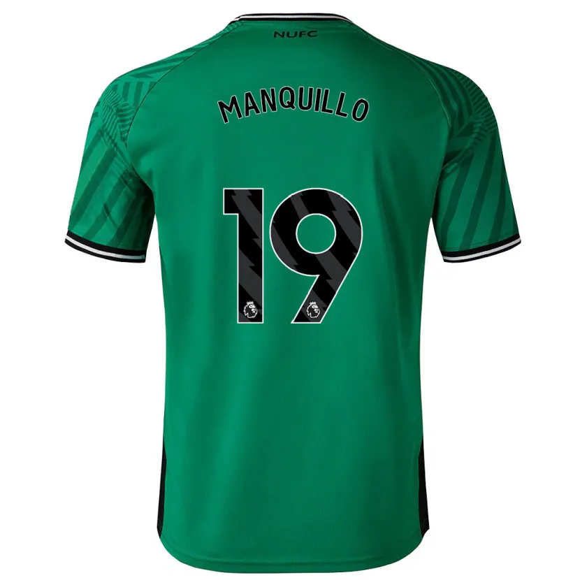 Danxen Hombre Camiseta Javier Manquillo #19 Verde 2ª Equipación 2023/24 La Camisa