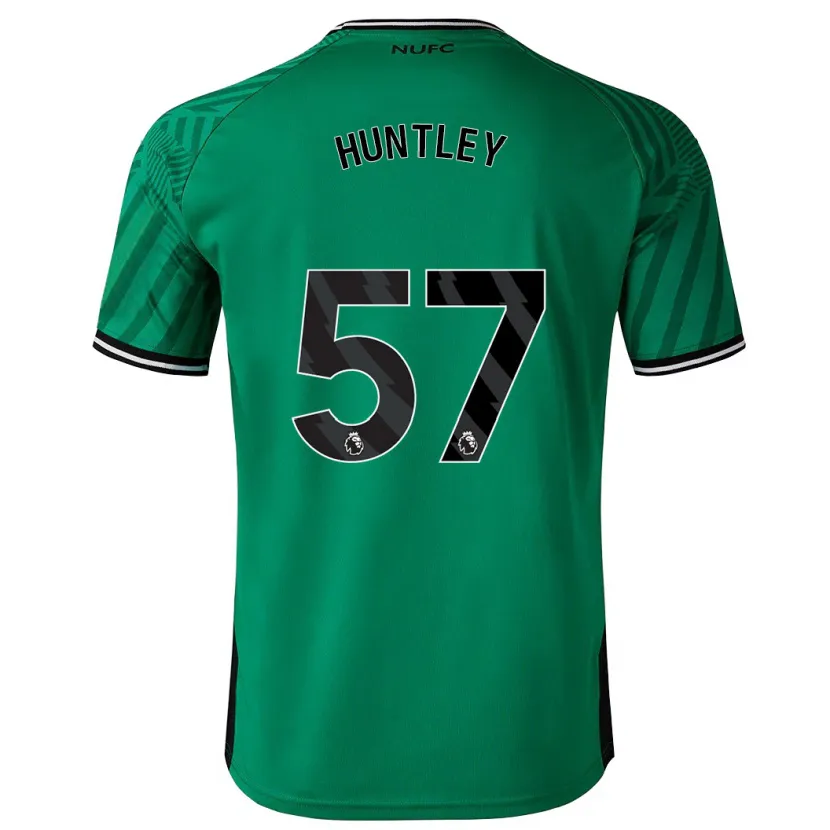 Danxen Hombre Camiseta James Huntley #57 Verde 2ª Equipación 2023/24 La Camisa