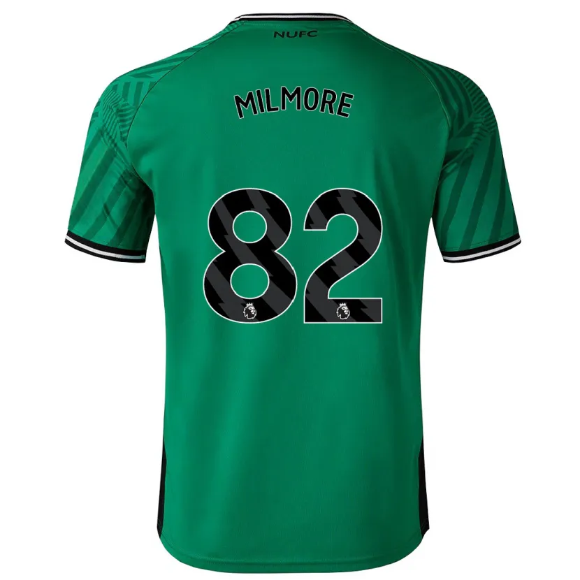 Danxen Hombre Camiseta Carter Milmore #82 Verde 2ª Equipación 2023/24 La Camisa