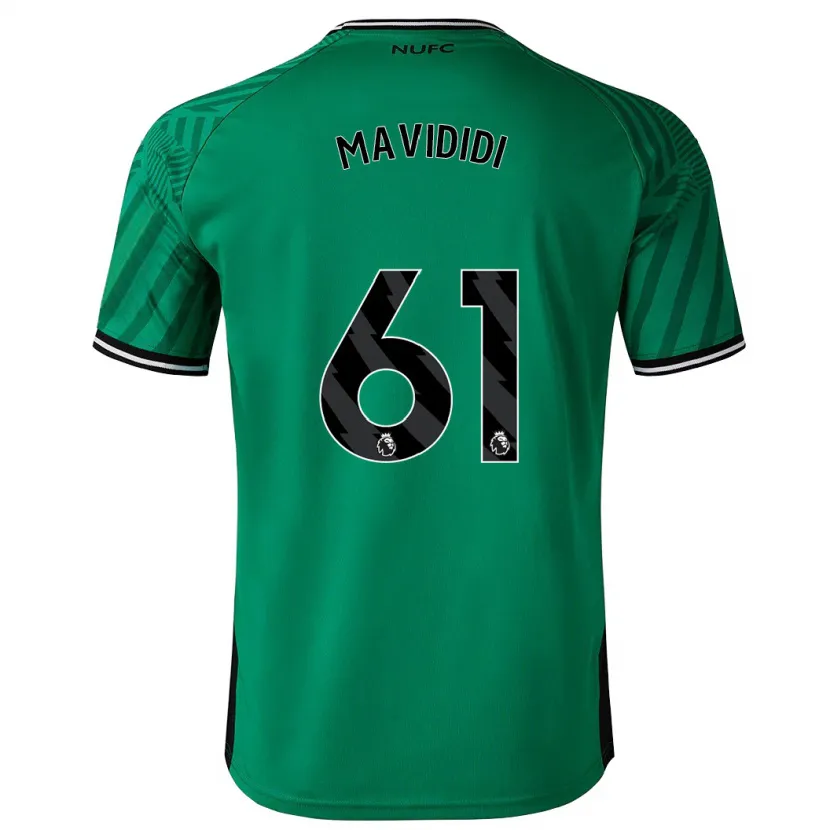 Danxen Hombre Camiseta Shaun Mavididi #61 Verde 2ª Equipación 2023/24 La Camisa