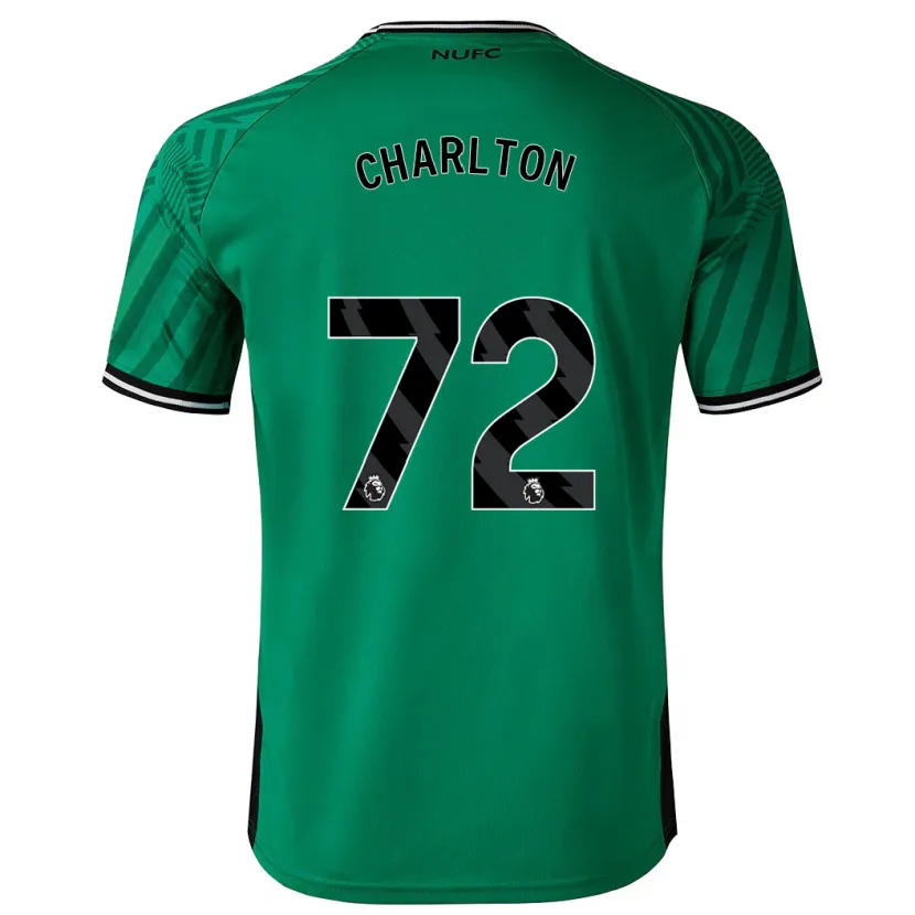 Danxen Hombre Camiseta Dylan Charlton #72 Verde 2ª Equipación 2023/24 La Camisa