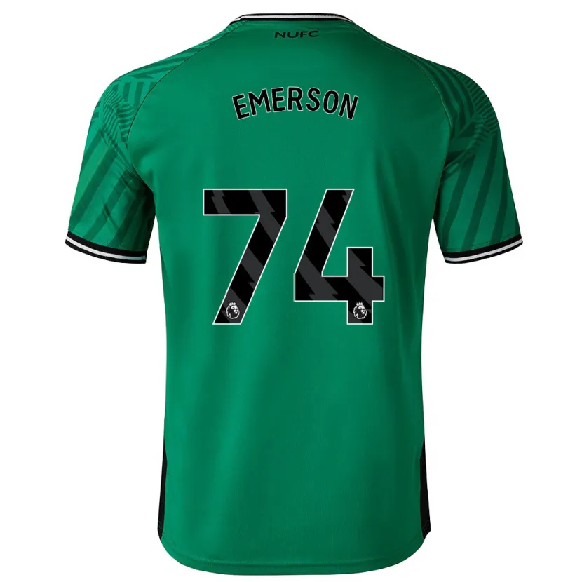 Danxen Hombre Camiseta Johnny Emerson #74 Verde 2ª Equipación 2023/24 La Camisa