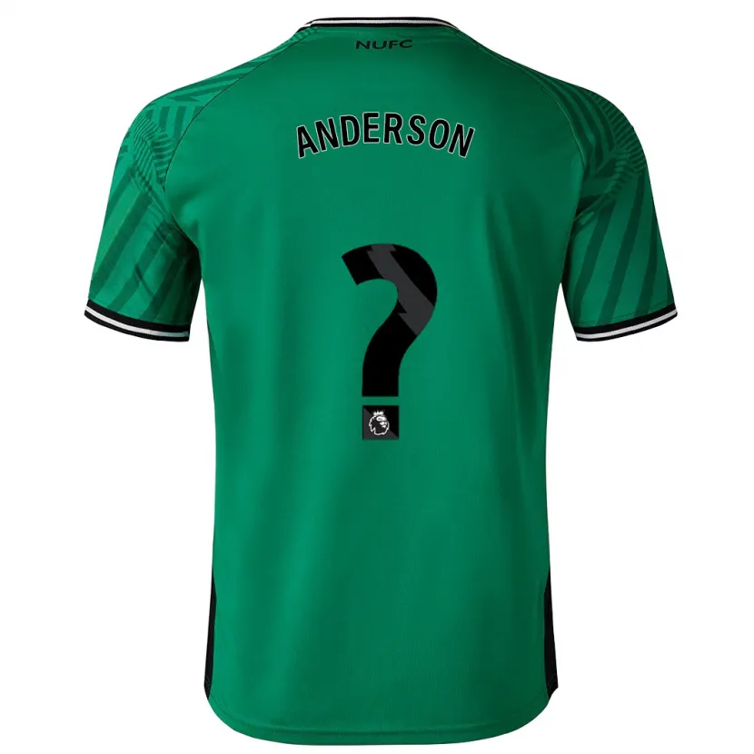 Danxen Hombre Camiseta Will Anderson #0 Verde 2ª Equipación 2023/24 La Camisa