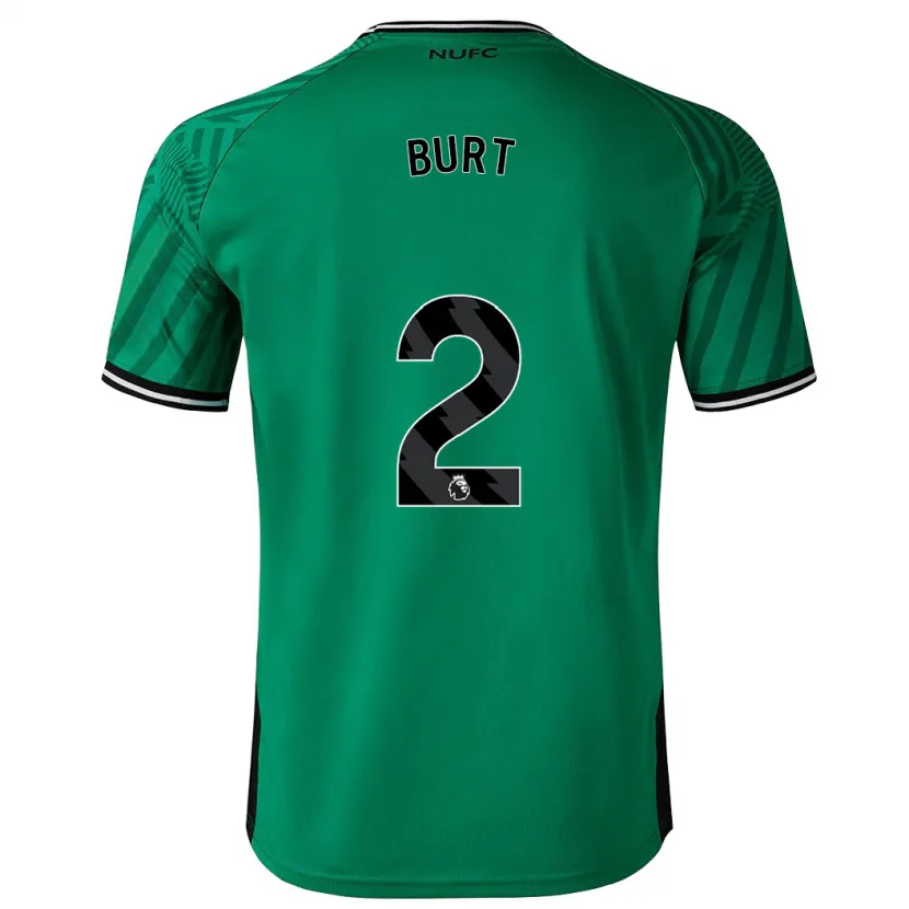 Danxen Hombre Camiseta Daisy Burt #2 Verde 2ª Equipación 2023/24 La Camisa