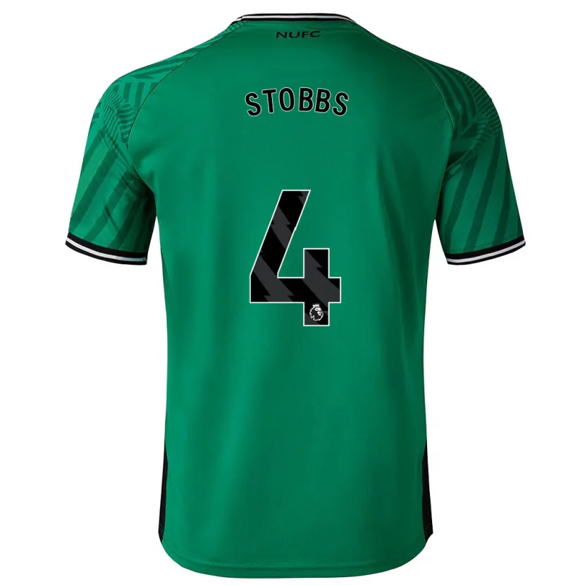 Danxen Hombre Camiseta Amber-Keegan Stobbs #4 Verde 2ª Equipación 2023/24 La Camisa