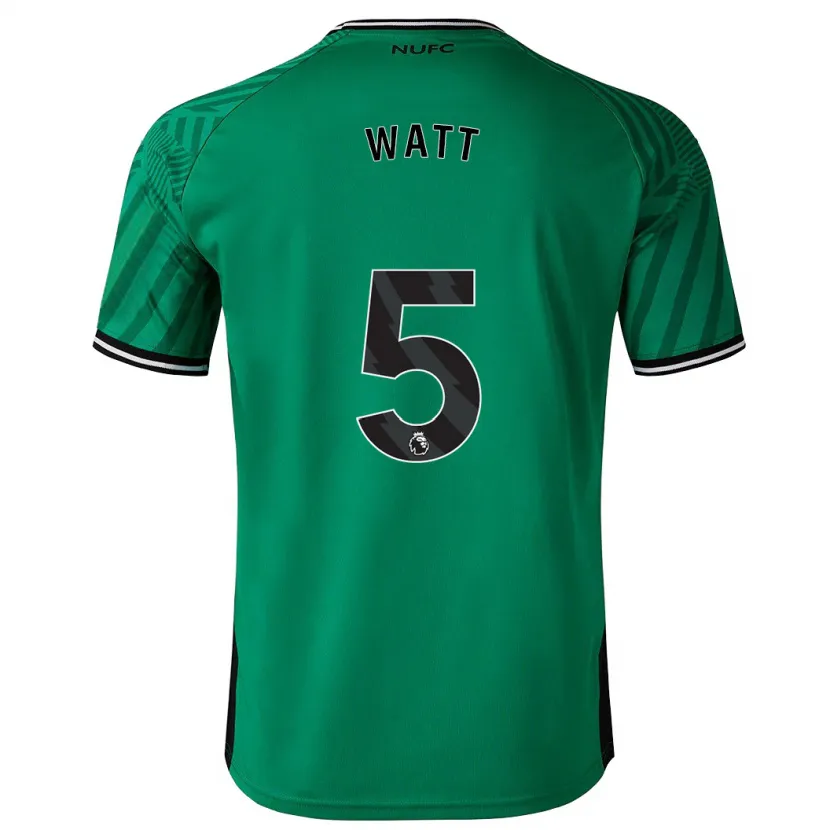 Danxen Hombre Camiseta Olivia Watt #5 Verde 2ª Equipación 2023/24 La Camisa