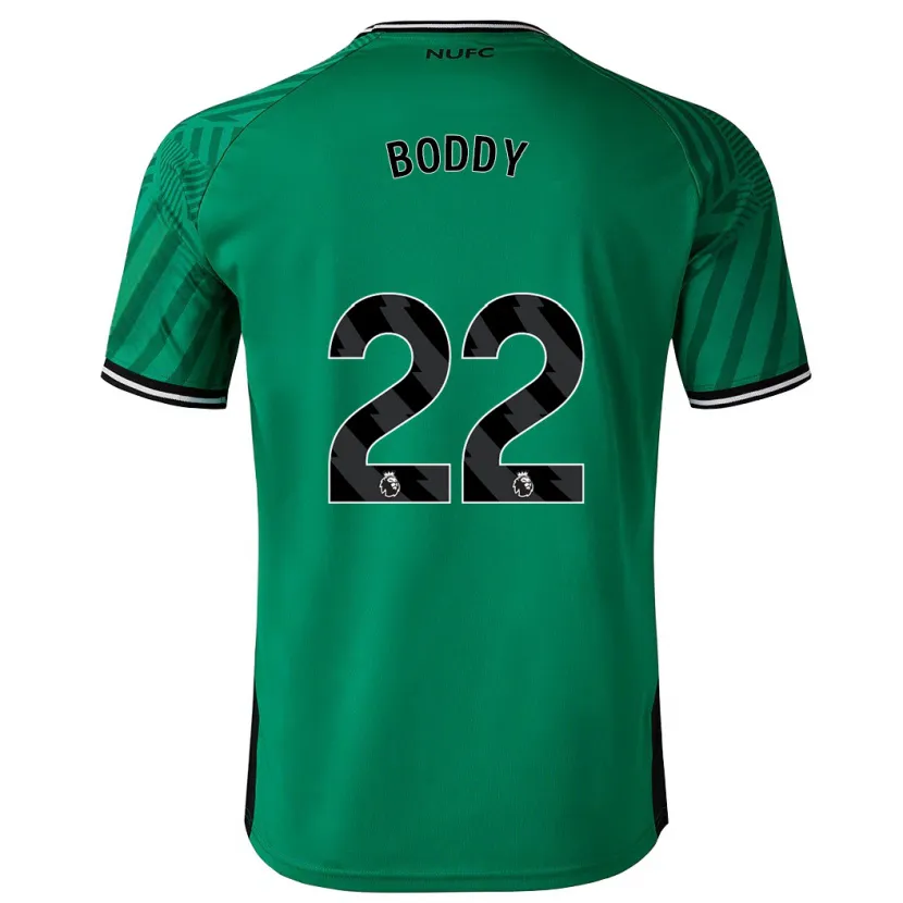 Danxen Hombre Camiseta Elysia Boddy #22 Verde 2ª Equipación 2023/24 La Camisa