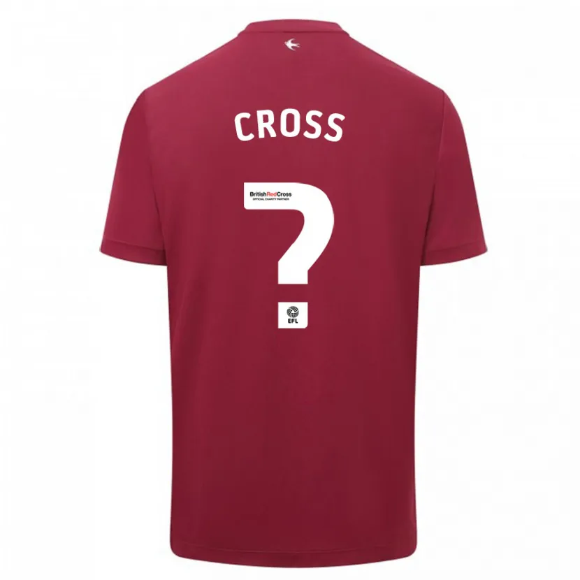 Danxen Hombre Camiseta Alex Cross #0 Rojo 2ª Equipación 2023/24 La Camisa