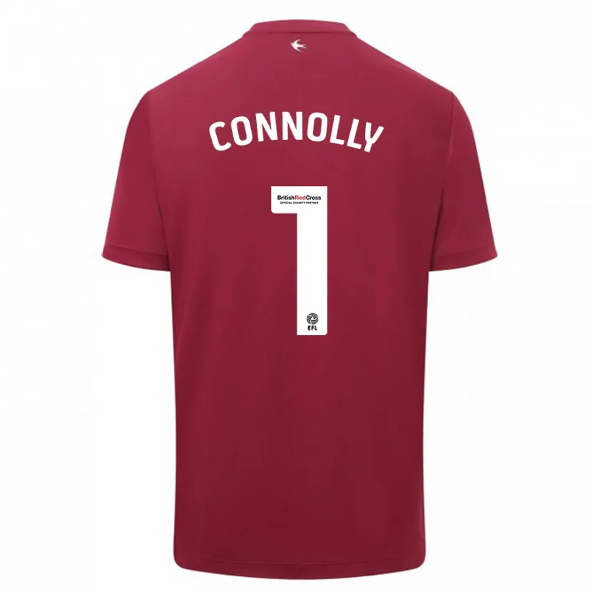 Danxen Hombre Camiseta Daisy Connolly #1 Rojo 2ª Equipación 2023/24 La Camisa