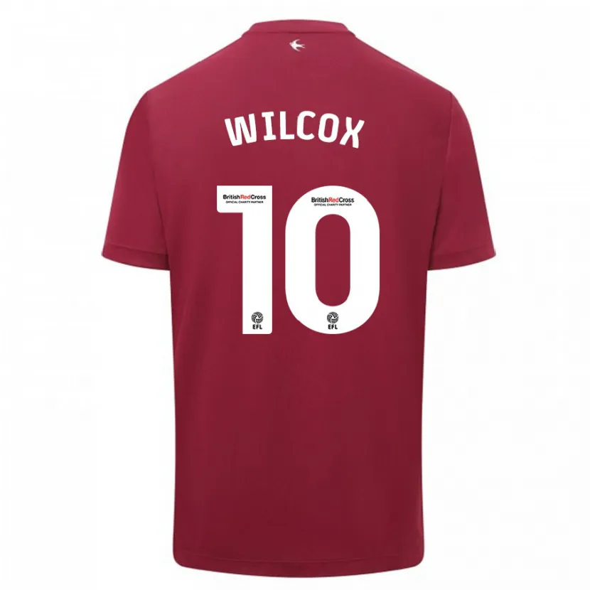 Danxen Hombre Camiseta Danielle Wilcox #10 Rojo 2ª Equipación 2023/24 La Camisa