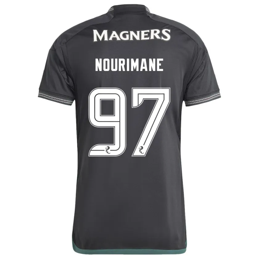 Danxen Hombre Camiseta Addi Nourimane #97 Negro 2ª Equipación 2023/24 La Camisa