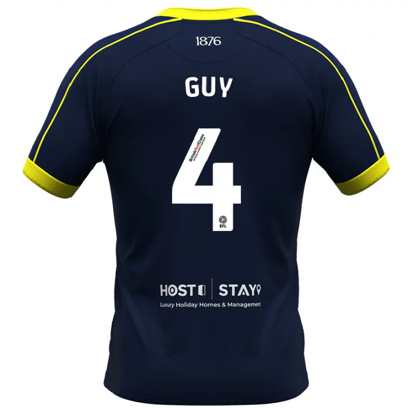 Danxen Hombre Camiseta Bethany Guy #4 Armada 2ª Equipación 2023/24 La Camisa