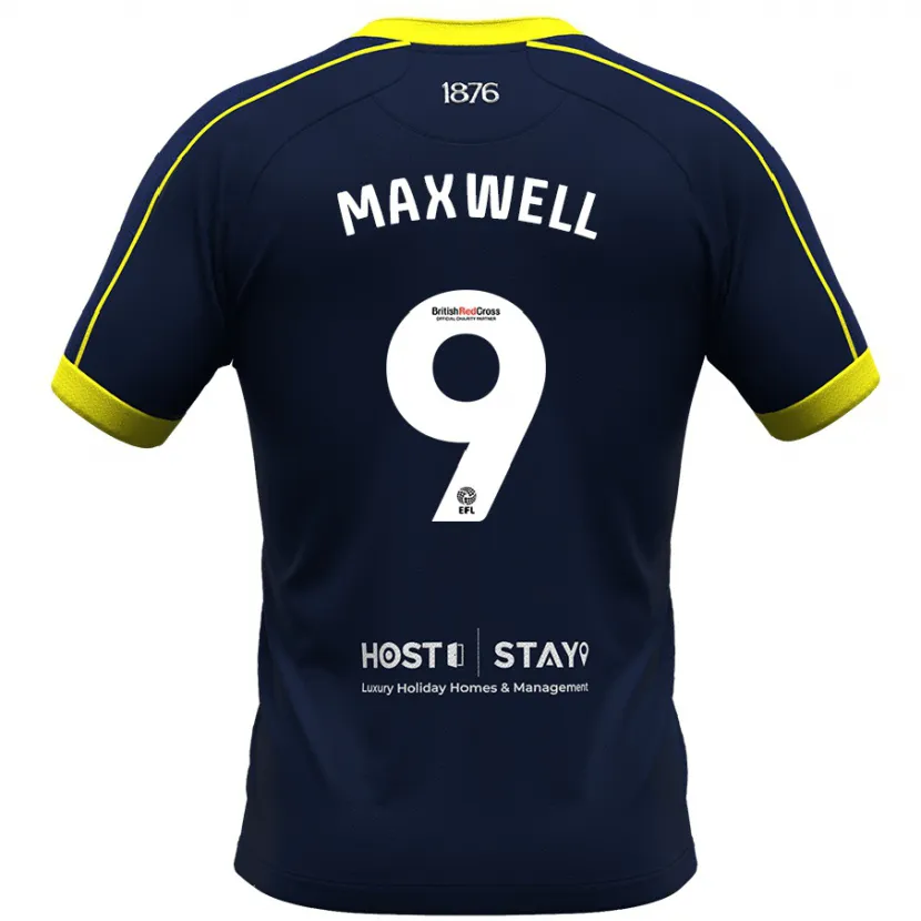 Danxen Hombre Camiseta Armani Maxwell #9 Armada 2ª Equipación 2023/24 La Camisa