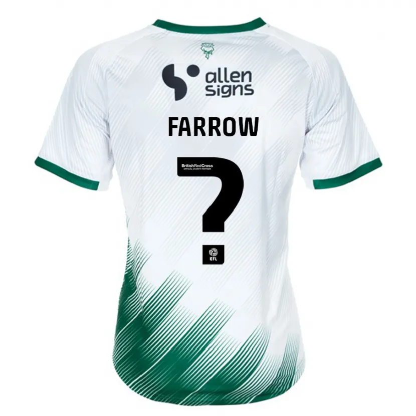 Danxen Hombre Camiseta Lucy Farrow #0 Blanco 2ª Equipación 2023/24 La Camisa