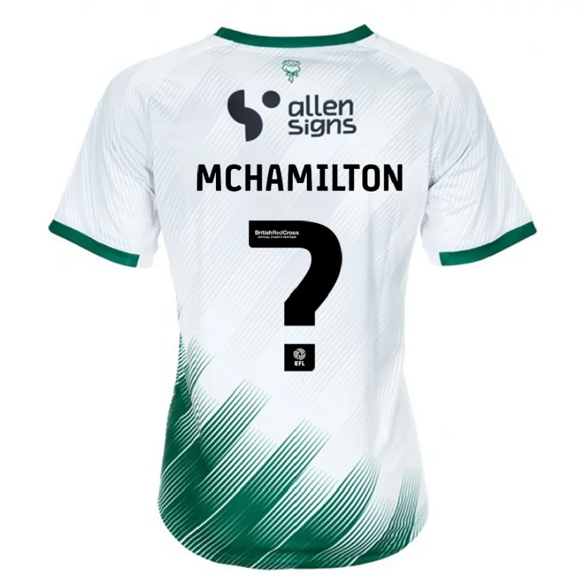 Danxen Hombre Camiseta Toni Mchamilton #0 Blanco 2ª Equipación 2023/24 La Camisa