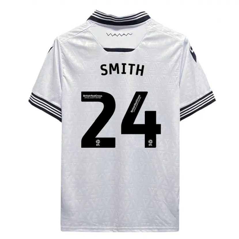 Danxen Hombre Camiseta Michael Smith #24 Blanco 2ª Equipación 2023/24 La Camisa