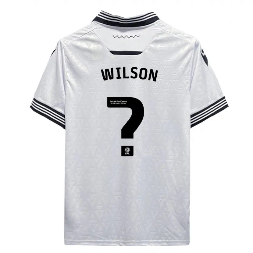 Danxen Hombre Camiseta Ryan Wilson #0 Blanco 2ª Equipación 2023/24 La Camisa