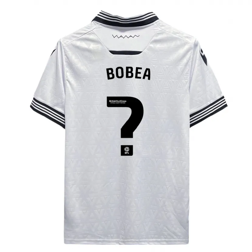 Danxen Hombre Camiseta Mario Bobea #0 Blanco 2ª Equipación 2023/24 La Camisa