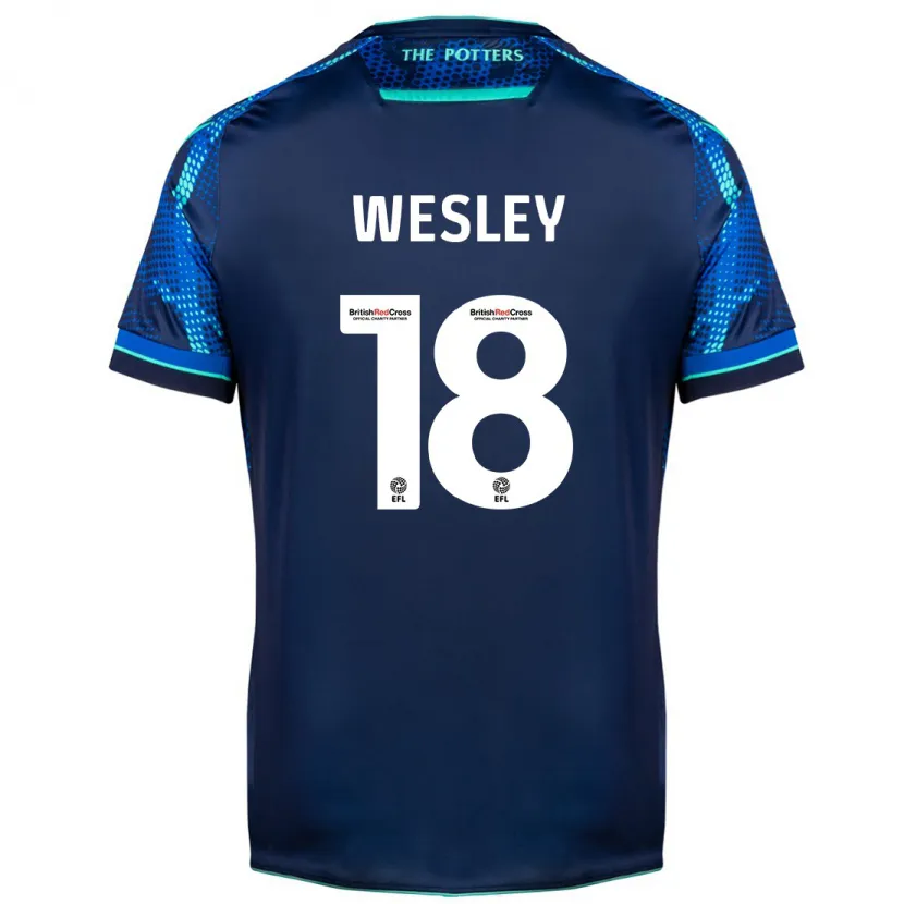 Danxen Hombre Camiseta Wesley Moraes #18 Armada 2ª Equipación 2023/24 La Camisa