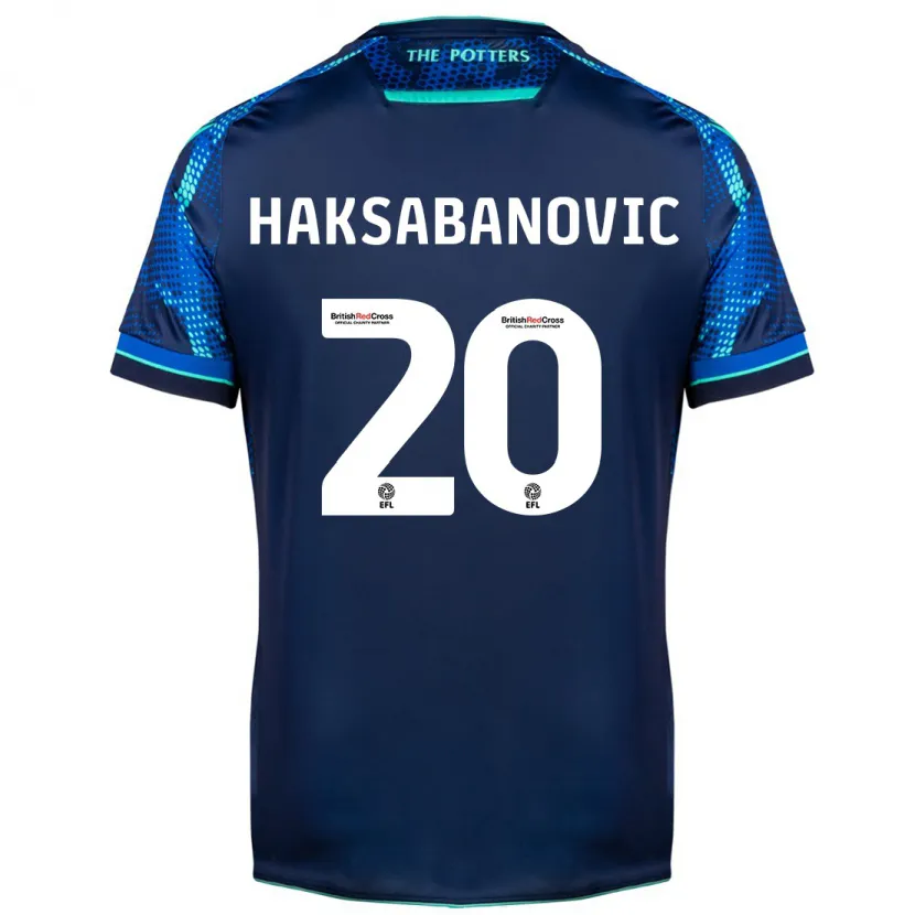 Danxen Hombre Camiseta Sead Hakšabanović #20 Armada 2ª Equipación 2023/24 La Camisa