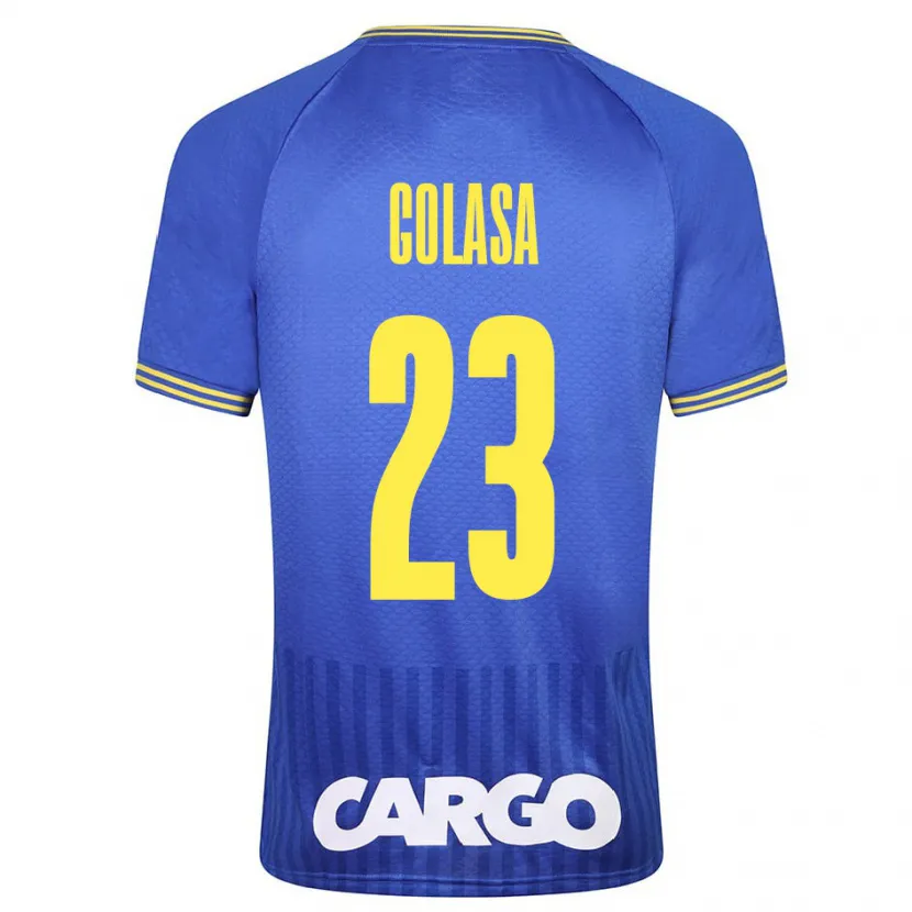 Danxen Hombre Camiseta Eyal Golasa #23 Azul 2ª Equipación 2023/24 La Camisa