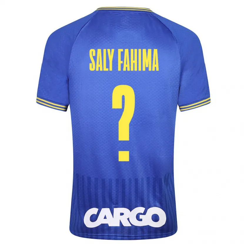 Danxen Hombre Camiseta Israel Saly Fahima #0 Azul 2ª Equipación 2023/24 La Camisa