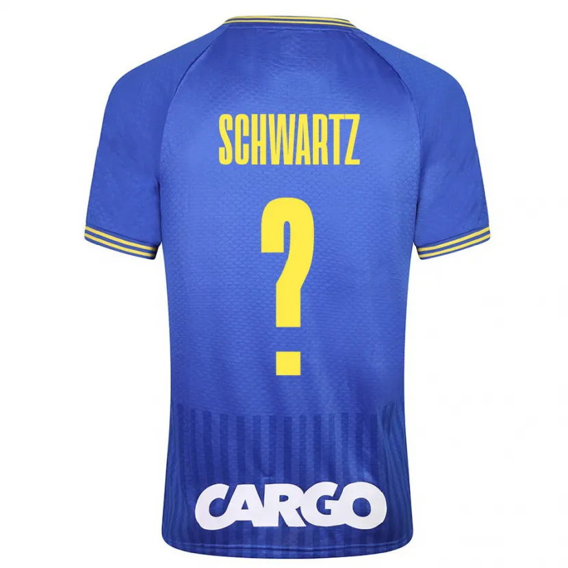 Danxen Hombre Camiseta Noam Schwartz #0 Azul 2ª Equipación 2023/24 La Camisa