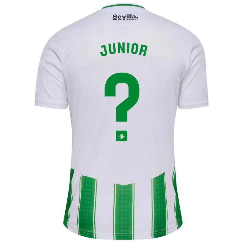 Danxen Mujer Camiseta Clute Junior #0 Blanco 1ª Equipación 2023/24 La Camisa