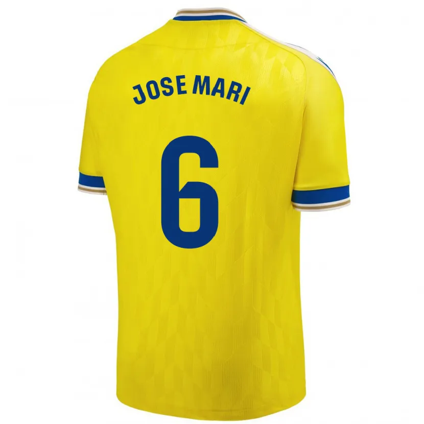 Danxen Mujer Camiseta José Mari #6 Amarillo 1ª Equipación 2023/24 La Camisa