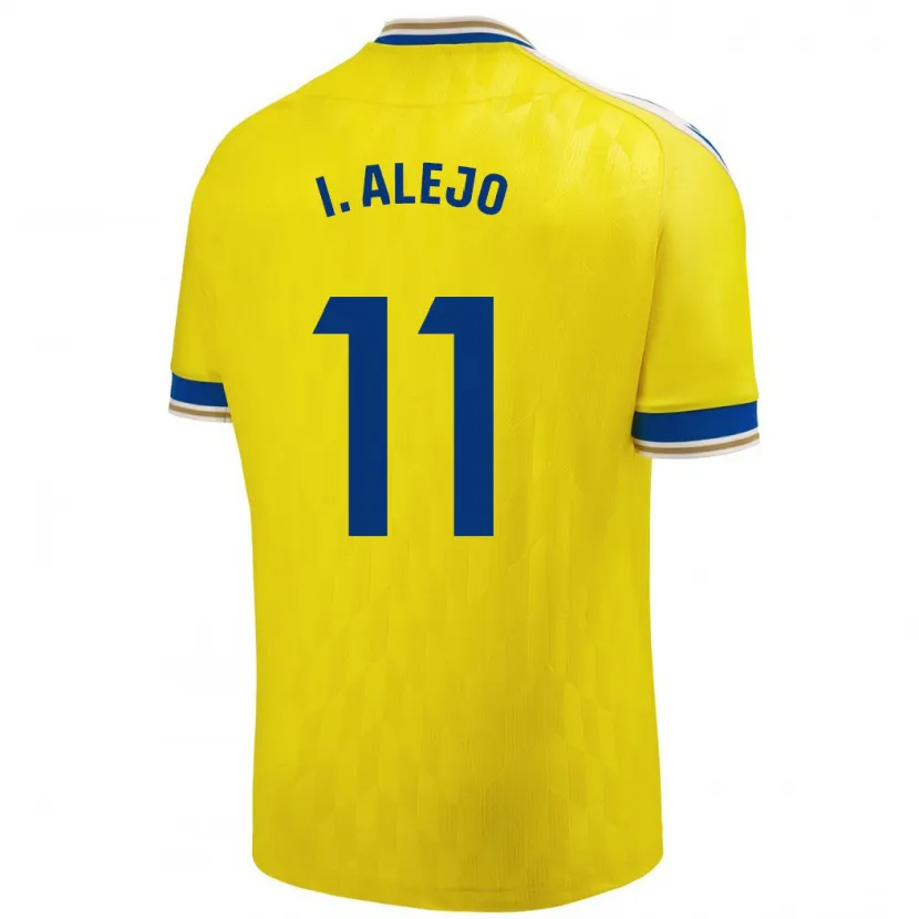 Danxen Mujer Camiseta Iván Alejo #11 Amarillo 1ª Equipación 2023/24 La Camisa