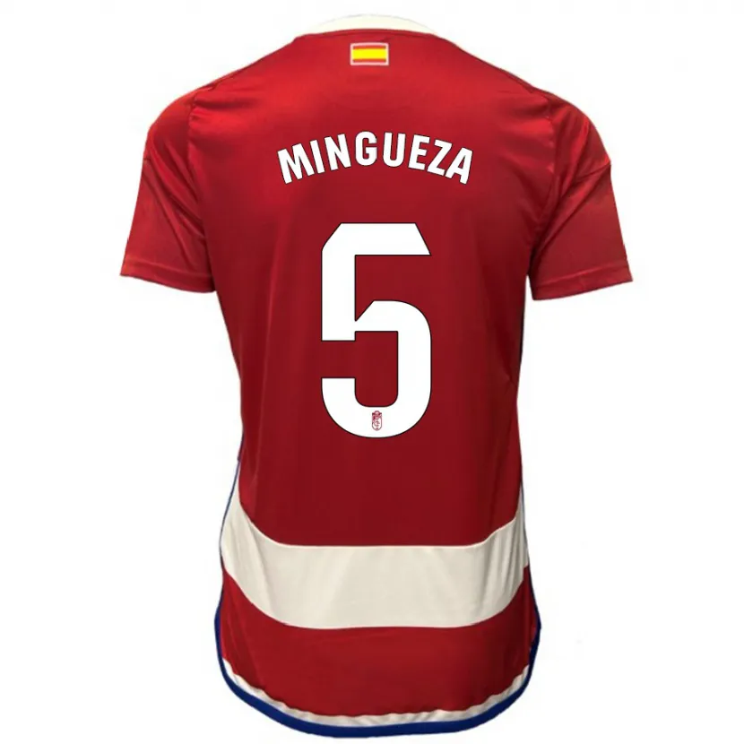 Danxen Mujer Camiseta Ariadna Mingueza #5 Rojo 1ª Equipación 2023/24 La Camisa