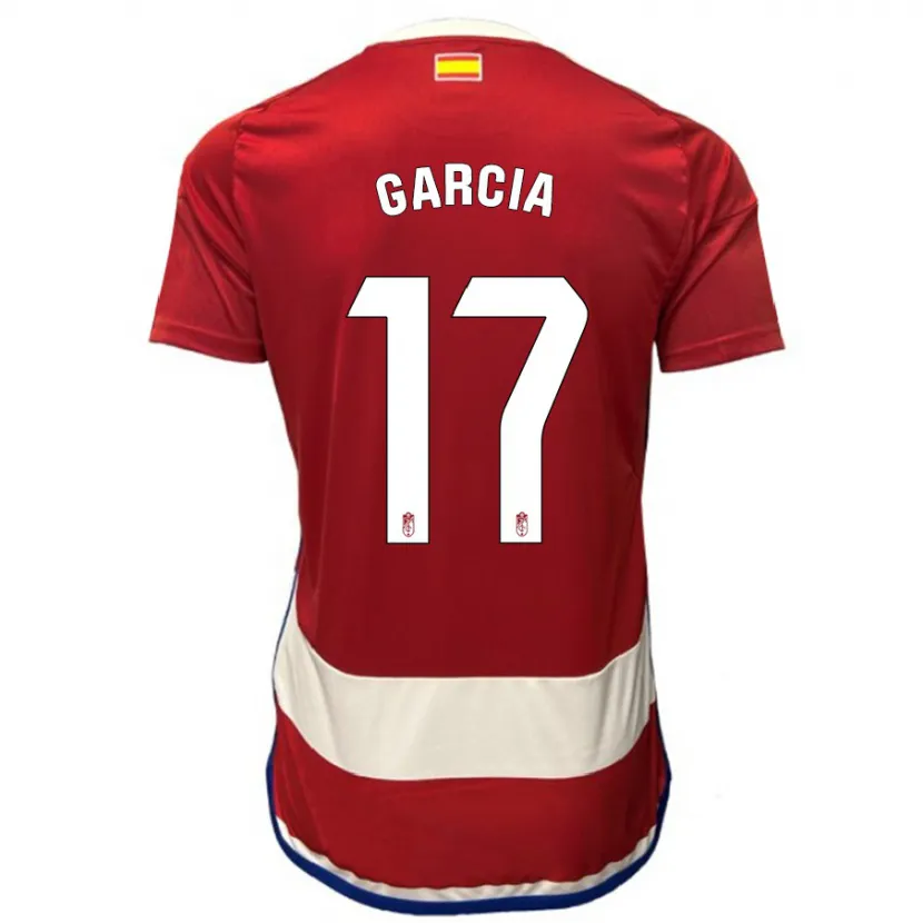 Danxen Mujer Camiseta Naima García #17 Rojo 1ª Equipación 2023/24 La Camisa