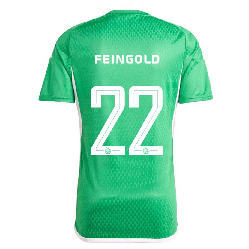 Danxen Mujer Camiseta Ilay Feingold #22 Blanco Azul 1ª Equipación 2023/24 La Camisa