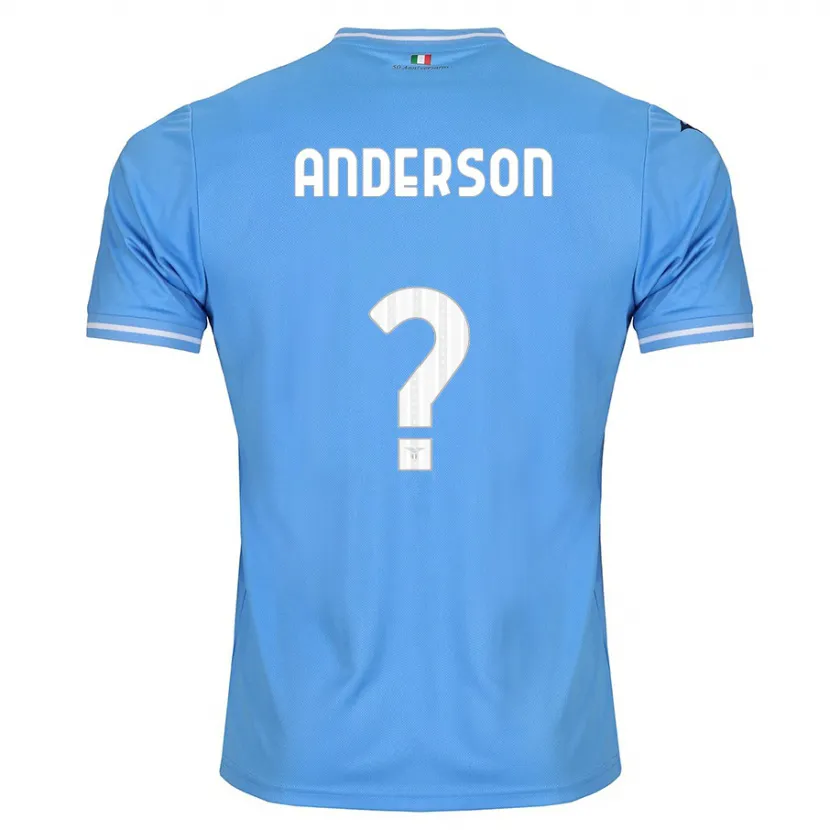 Danxen Mujer Camiseta André Anderson #0 Azul 1ª Equipación 2023/24 La Camisa