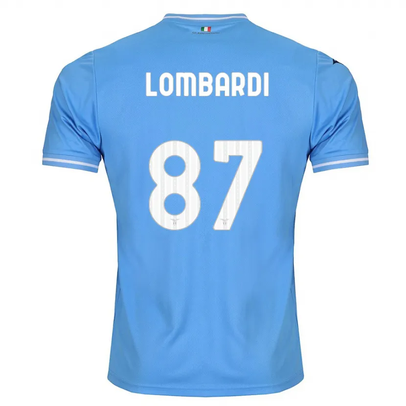 Danxen Mujer Camiseta Cristiano Lombardi #87 Azul 1ª Equipación 2023/24 La Camisa