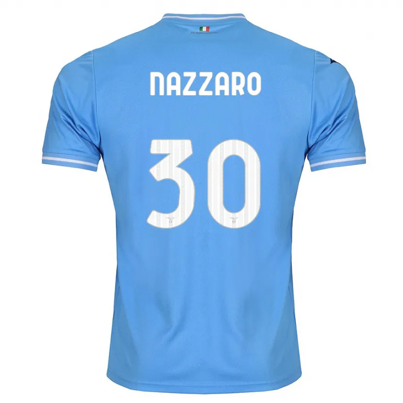 Danxen Mujer Camiseta Marco Nazzaro #30 Azul 1ª Equipación 2023/24 La Camisa